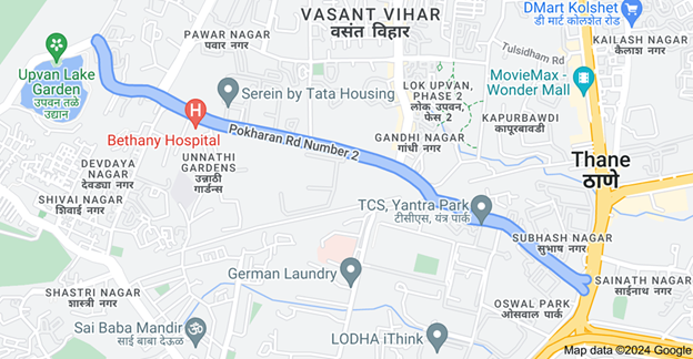 Mahavir Vista Pokhran Road 2 Thane Location